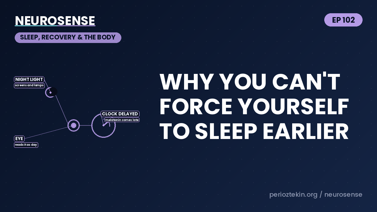 Why You Can't Force Yourself to Sleep Earlier