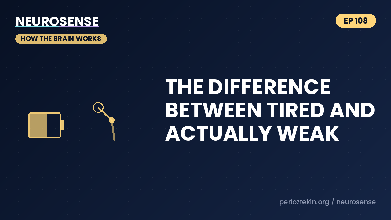 The Difference Between Tired and Actually Weak