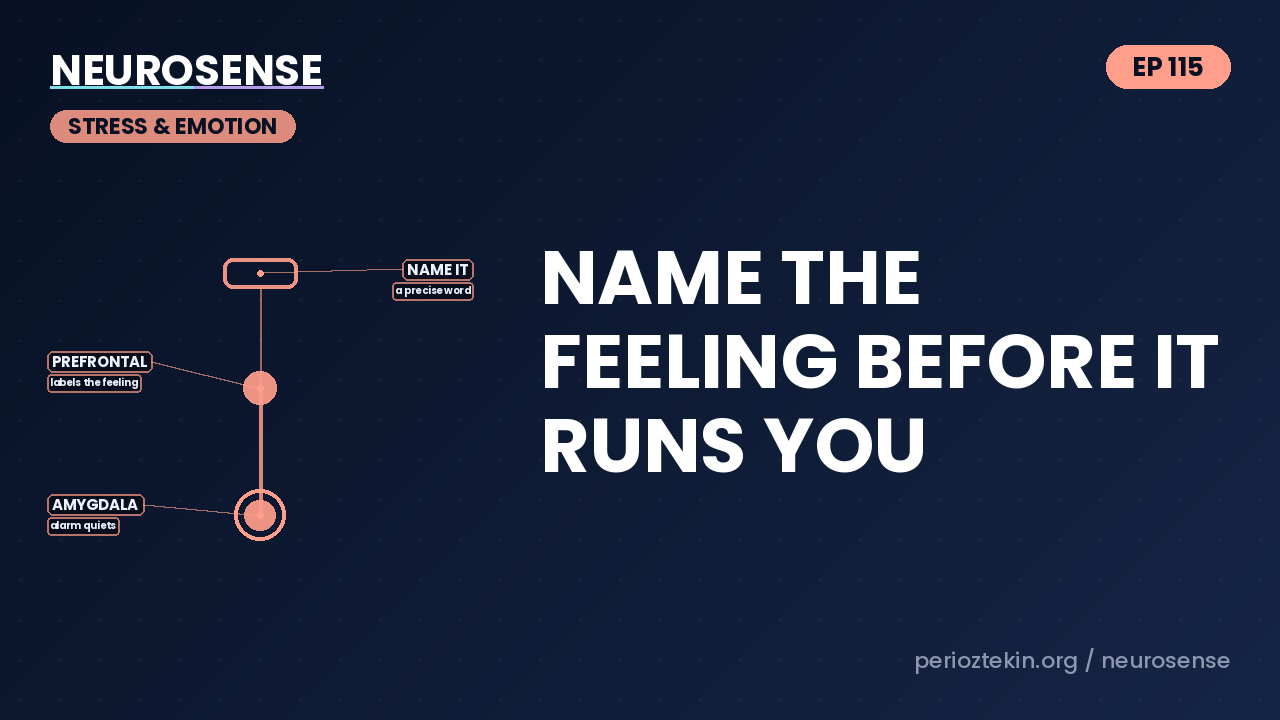 Name the Feeling Before It Runs You