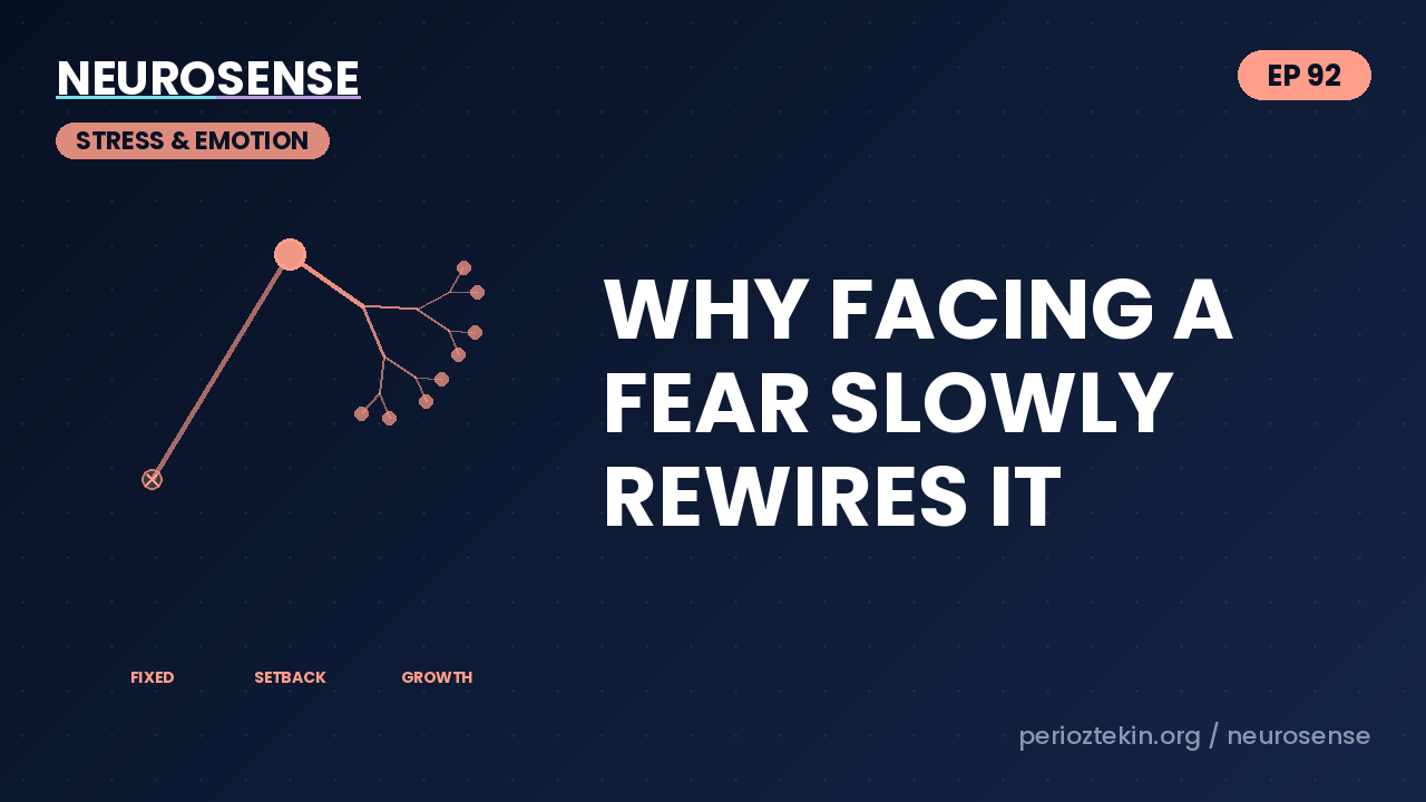 Why Facing a Fear Slowly Rewires It