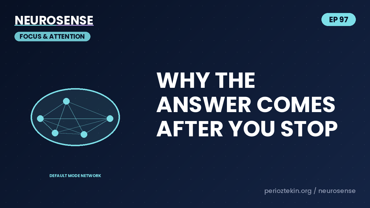Why the Answer Comes After You Stop
